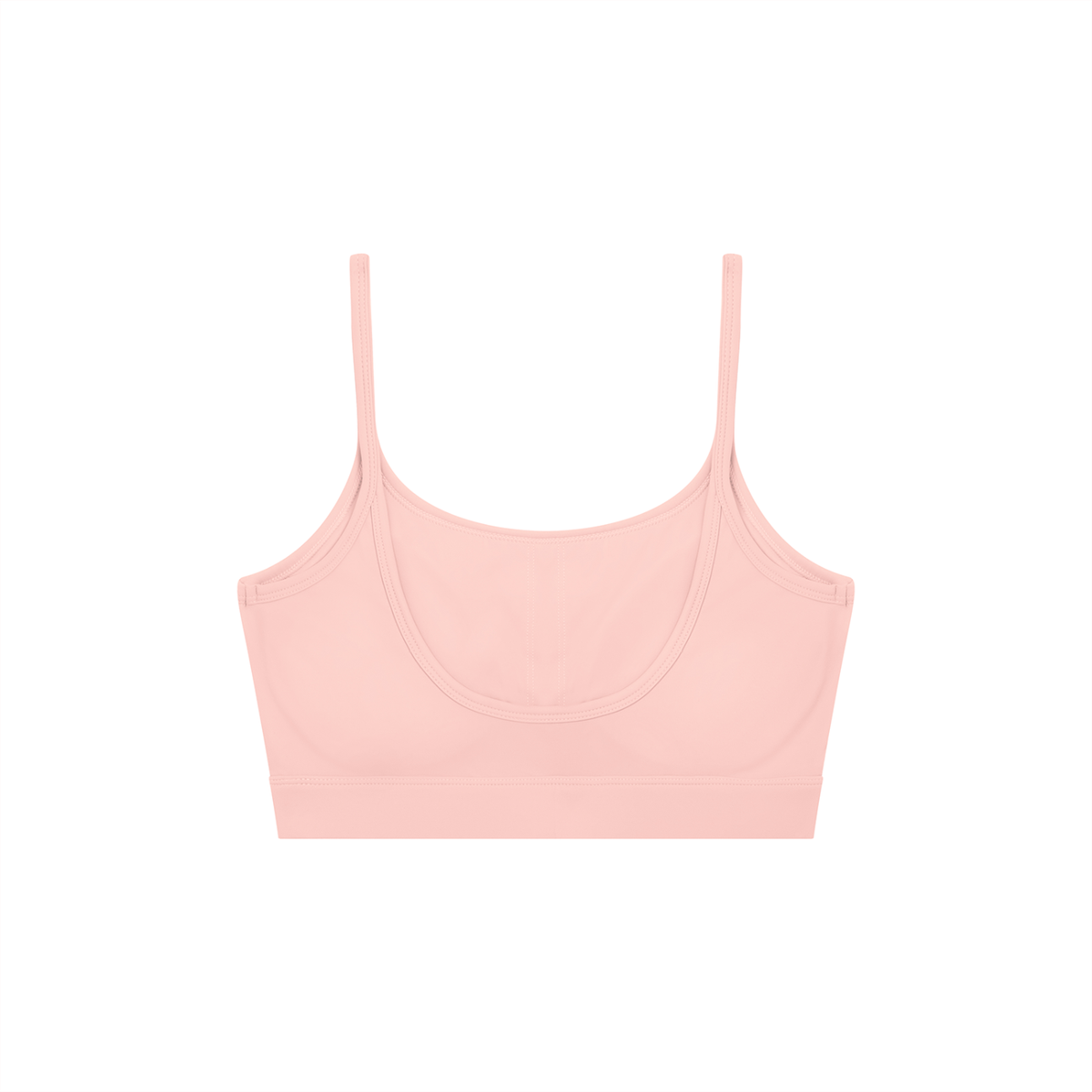 Solid U-Neck Sports Bra