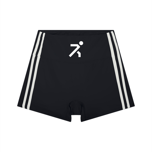 Women’s High-Waist Color Block Yoga Shorts
