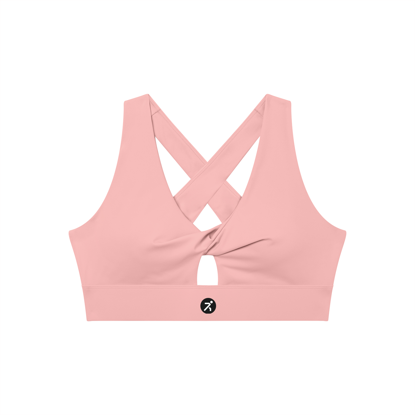 Women's Twist Front V-Neck Sports Bra