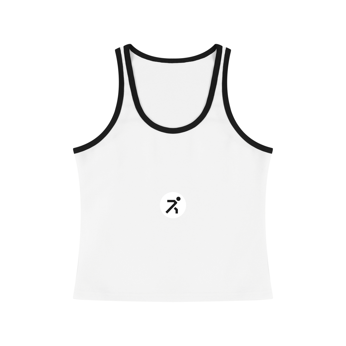 Women's Color Block Cropped Tank Top