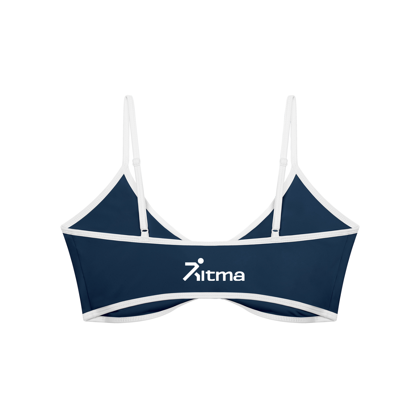 Women's Color Block Ruched V-Neck Sports Bra