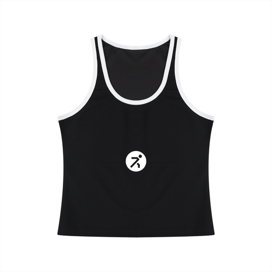 Women's Color Block Cropped Tank Top