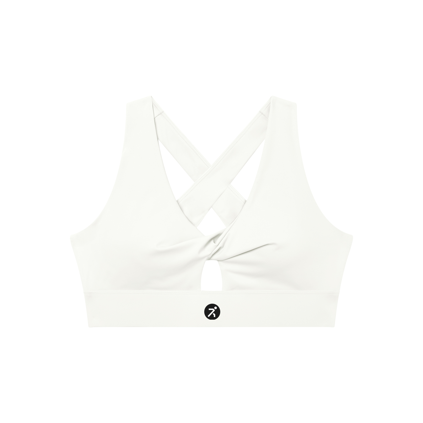 Women's Twist Front V-Neck Sports Bra