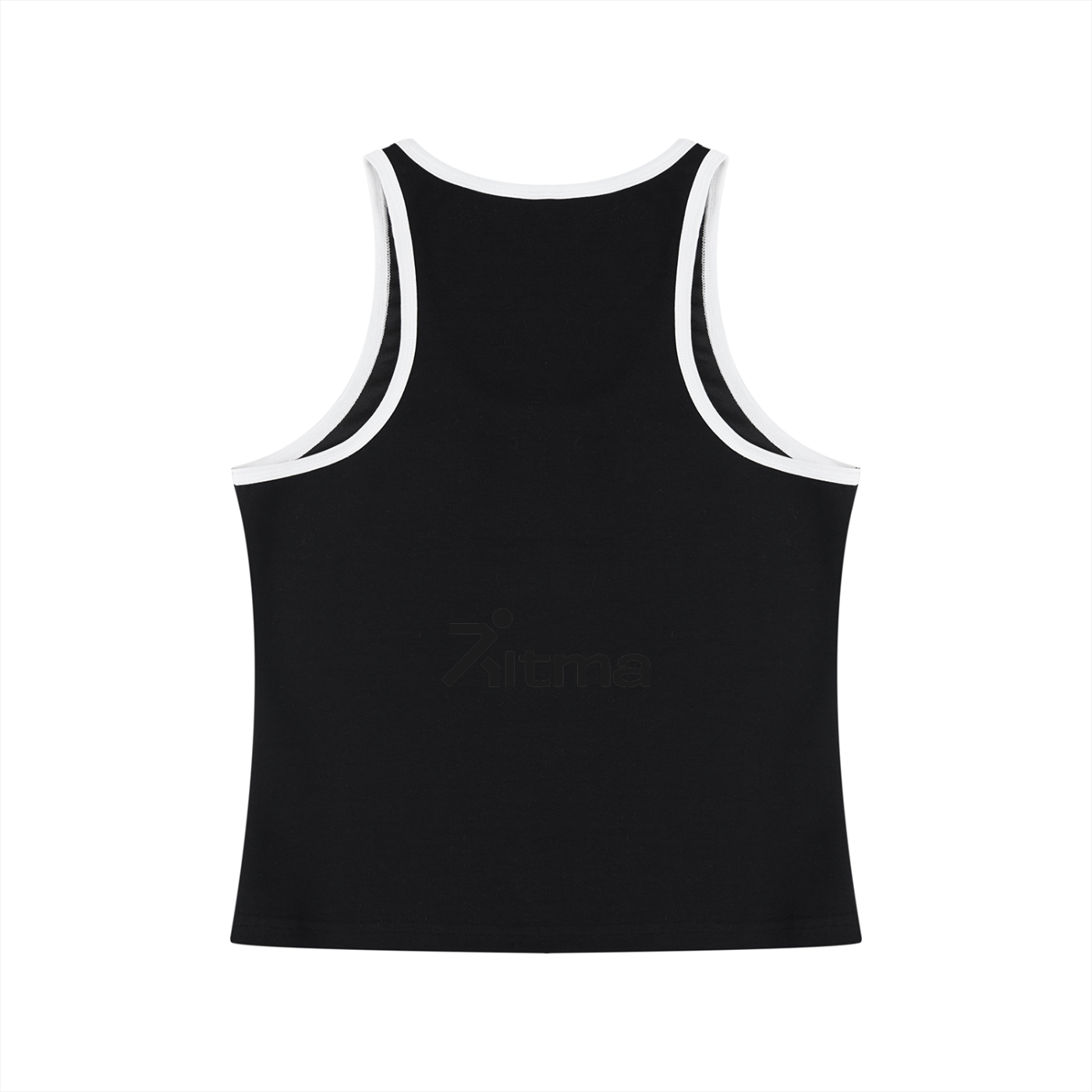 Women's Color Block Cropped Tank Top