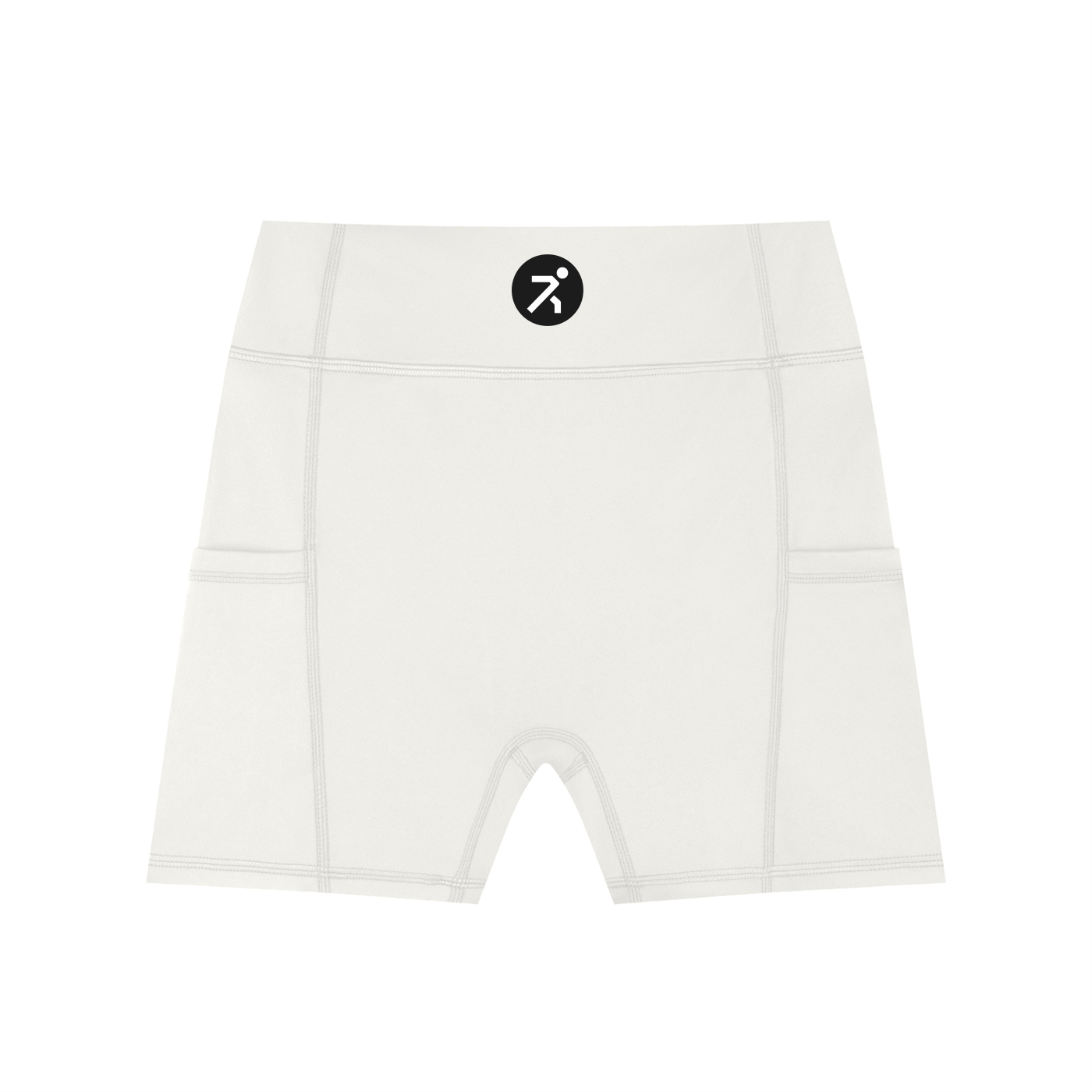 Women's High-Waisted Pocket Biker Shorts