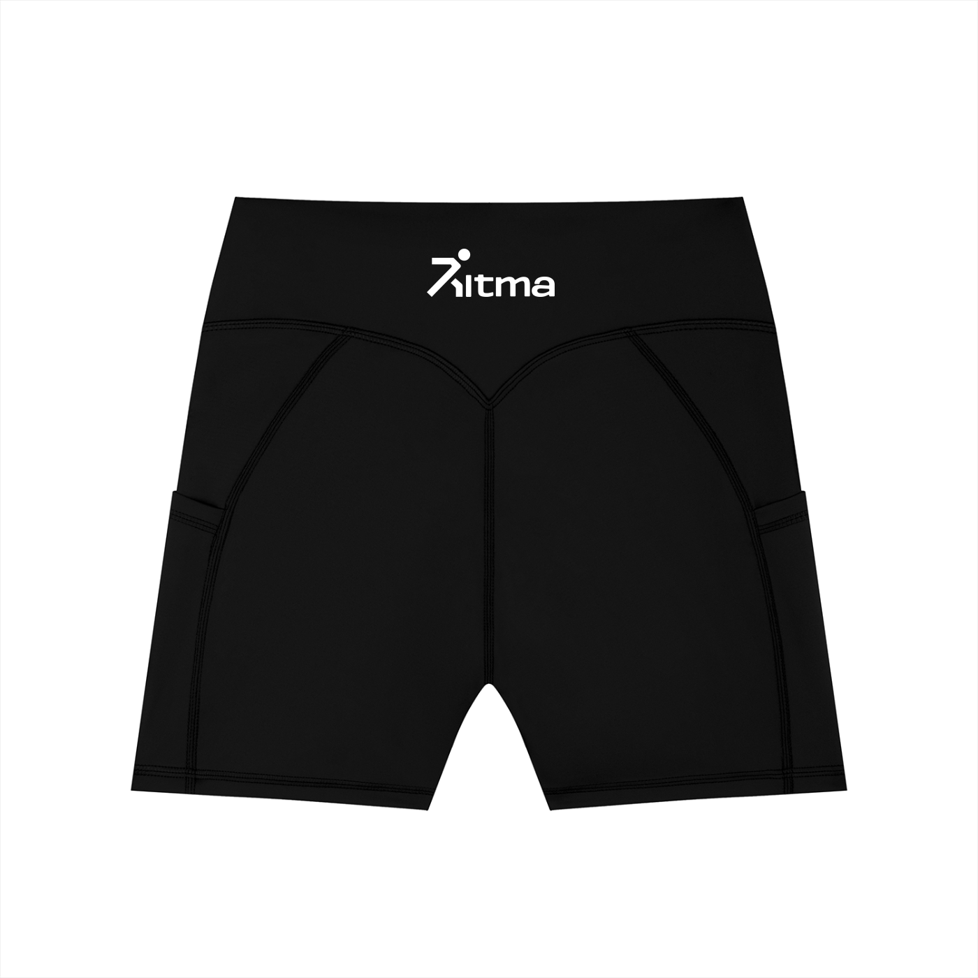 Women's High-Waisted Pocket Biker Shorts