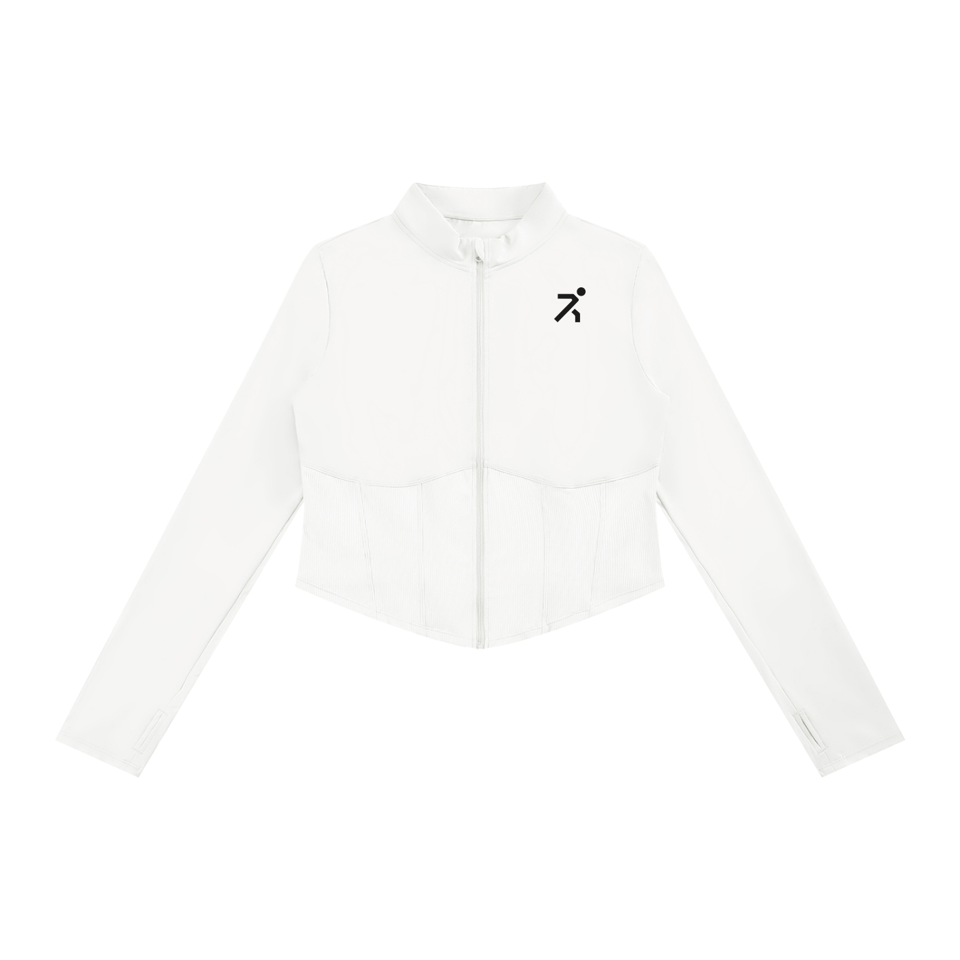 Women's Slim Fit Full-Zip Gym Jacket