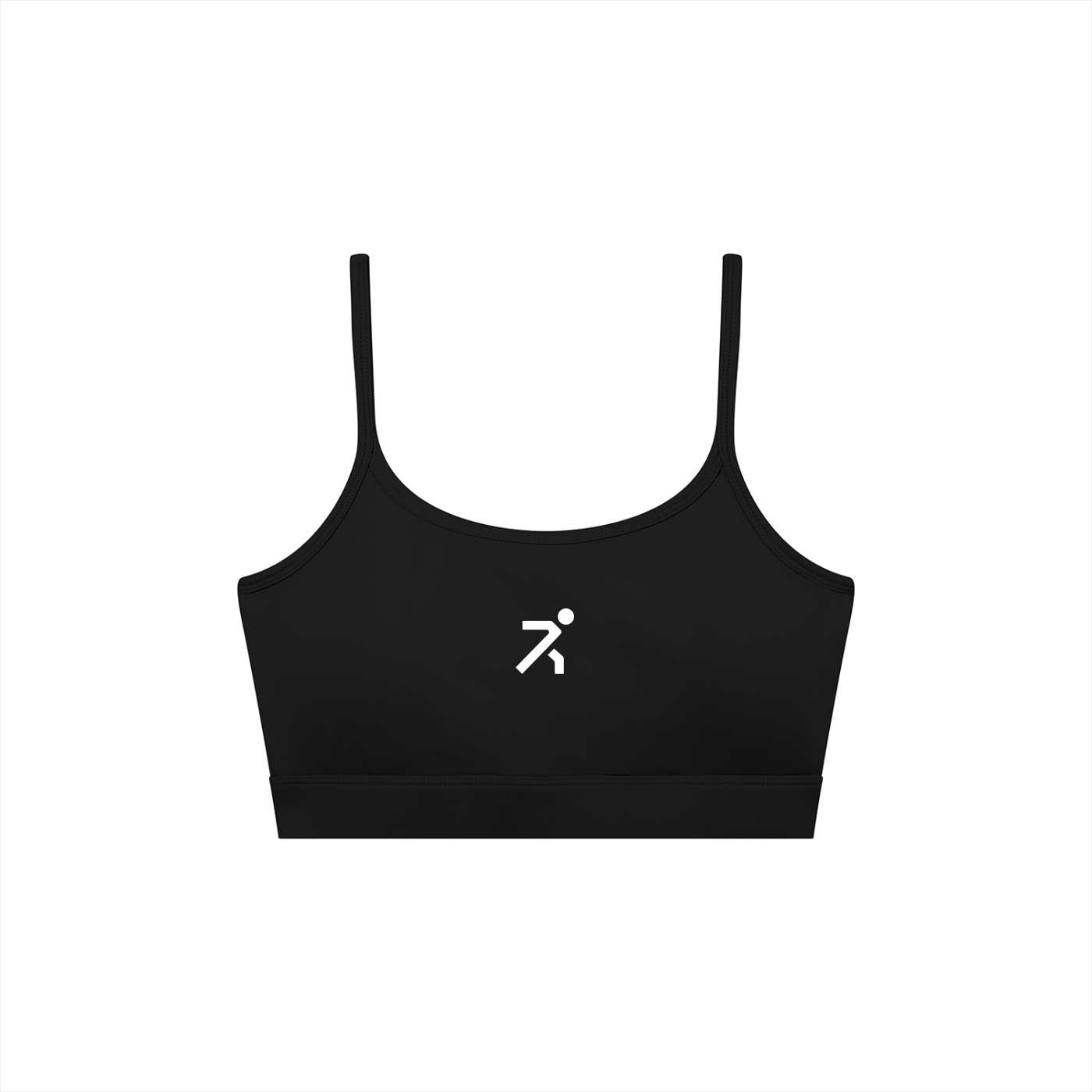 Women's Solid U-Neck Sports Bra