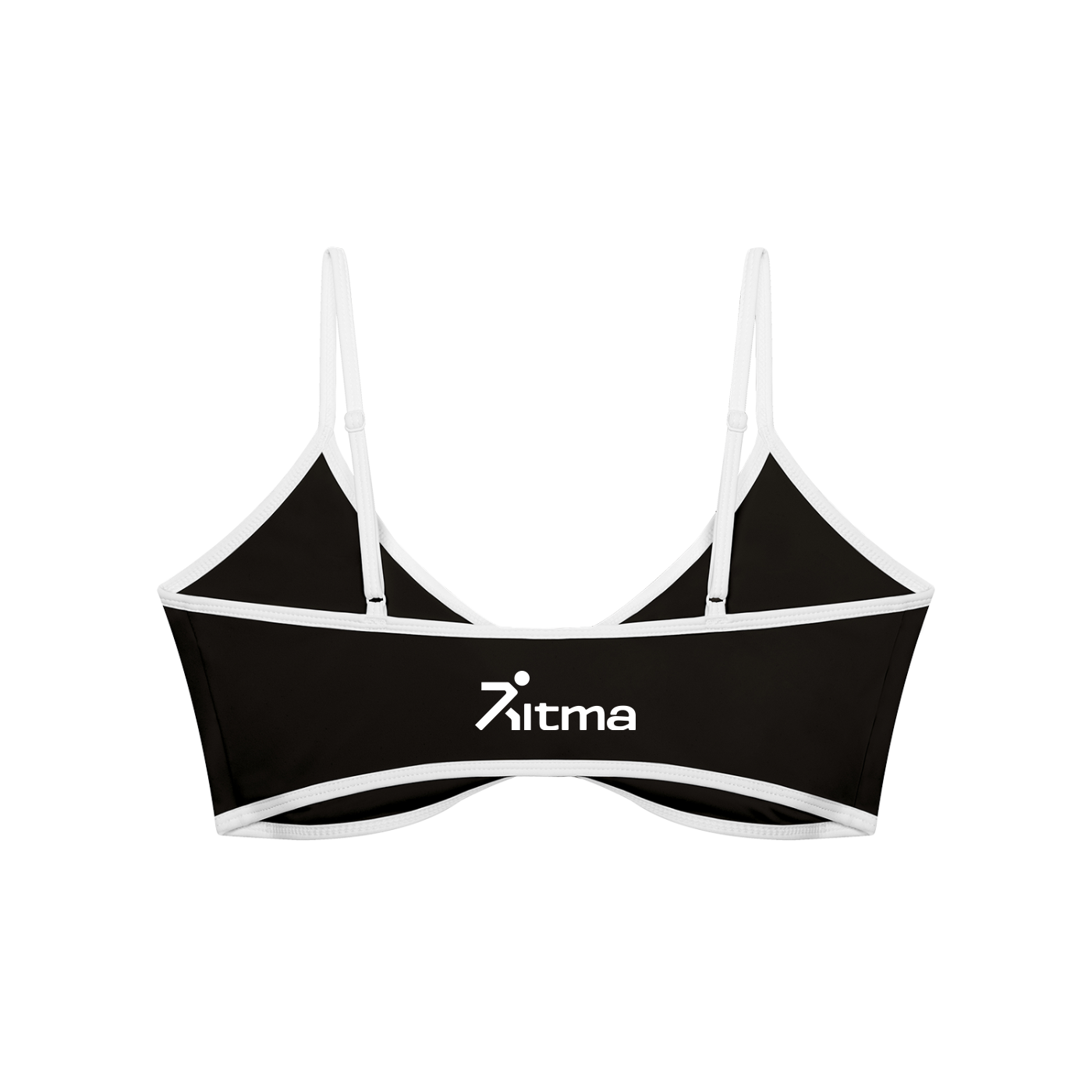 Women's Color Block Ruched V-Neck Sports Bra