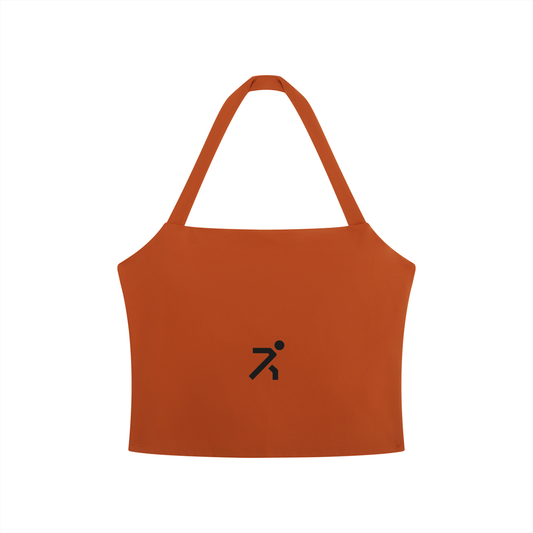 Women's Halter Crop Sports Bra