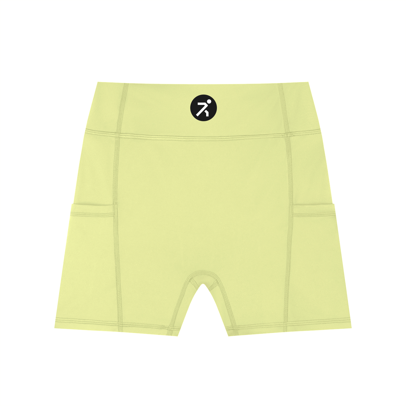 Women's High-Waisted Pocket Biker Shorts